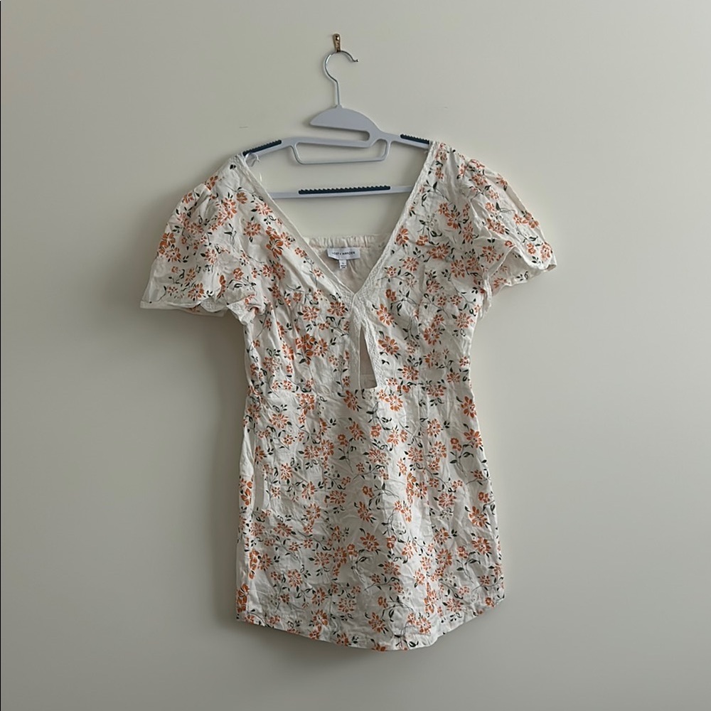 Floral V-Neck Dress